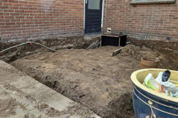 Aanbouw plaatsen
